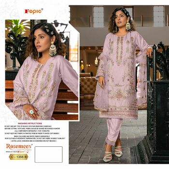 FEPIC ROSEMEEN 1356 SERIES PAKISTANI SUITS WHOLESALE PRICE