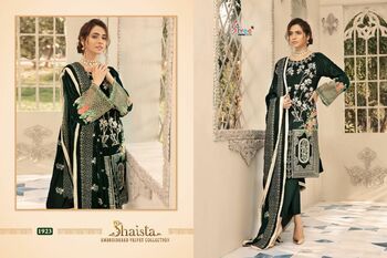 SHREE FABS SHAISTA EMBROIDERED VELVET COLLECTION PAKISTANI SUITS AT WHOLESALE