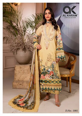 AL KARAM FLORENCE DESIGNER KARACHI SUITS WHOLESALE PRICE