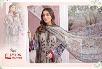 SHREE FABS CHEVRON REMIX COLLECTION PAKISTANI SUITS LATEST CATALOGUE 2021