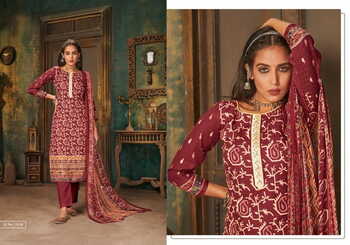 BIPSON PHUKARI PURE PASHMINA WINTER SUITS CATALOG