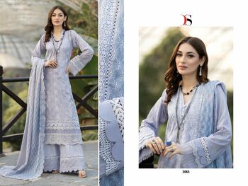 DEEPSY SUITS ADAN LIBAS CHIKANKARI 23 3061 TO 3068 SERIES PAKISTANI SUITS