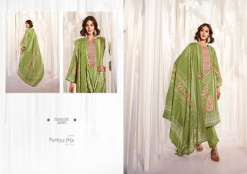 MUMTAZ ARTS PANACHE LAWN CAMBRIC COTTON DIGITAL PRINT SUITS NEW CATALOGUE