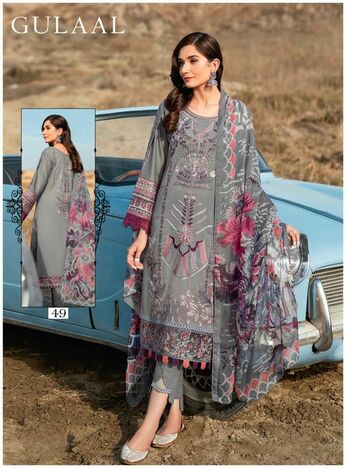 GULAAL CLASSY LUXURY COTTON COLLECTION VOL 5 COTTON KARACHI SUITS SURAT