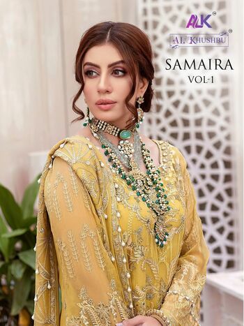 AL KHUSHBU SAMAIRA VOL 1 PAKISTANI SUITS AT BEST PRICE