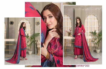 HALA ZAFIRA VOL 2 EXCLUSIVE HEAVY LAWN KARACHI SUITS SURAT