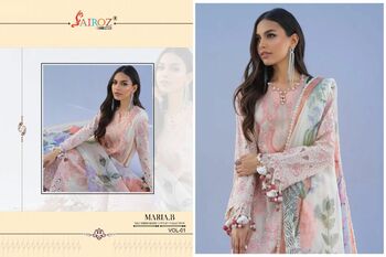 SAIROZ FABS MARIA B VOL 1 CAMBRIC COTTON SUITS WHOLESALER