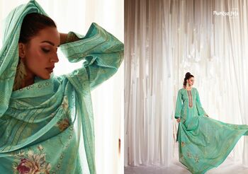 MUMTAZ ARTS PANACHE LAWN CAMBRIC COTTON DIGITAL PRINT SUITS NEW CATALOGUE