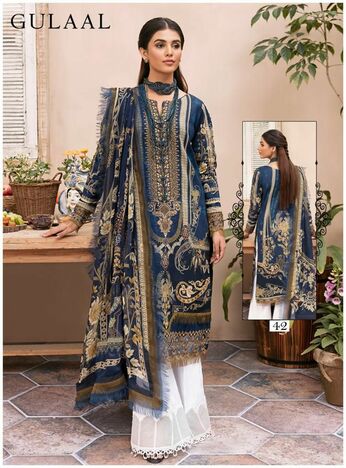 GULAAL CLASSY LUXURY COTTON COLLECTION VOL 5 COTTON KARACHI SUITS SURAT