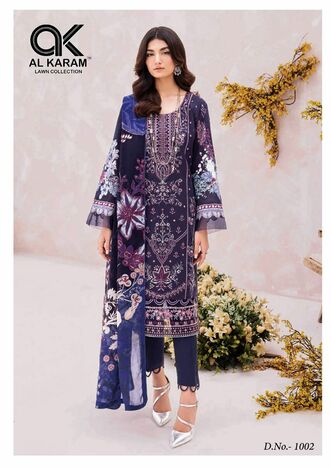 AL KARAM FLORENCE DESIGNER KARACHI SUITS WHOLESALE PRICE