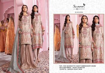 SERENE IZNIK GEORGETTE SALWAR SUITS LATEST CATALOGUE