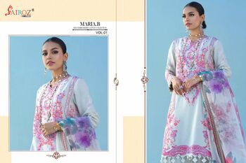 SAIROZ FABS MARIA B VOL 1 CAMBRIC COTTON SUITS WHOLESALER