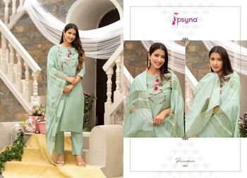 PSYNA PARAMPARA VOL 4 TOP BOTTOM WITH DUPATTA LATEST CATALOGUE