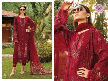 DINSAA SUIT MARIA B VOL 1 EMBROIDERY PAKISTANI SUITS SUMMER COLLECTION 2023