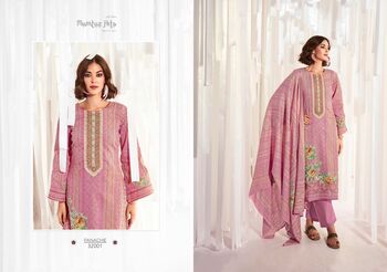 MUMTAZ ARTS PANACHE LAWN CAMBRIC COTTON DIGITAL PRINT SUITS NEW CATALOGUE