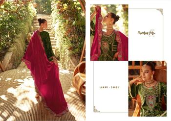 MUMTAZ ARTS LAHAR VELVET SALWAR SUITS WHOLESALER IN SURAT 