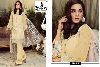 MAJESTY MARIA B VOL 18 GEORGETTE PAKISTANI SUITS SURAT