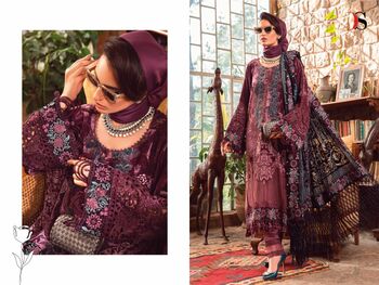 DEEPSY SUITS MARIA B LAWN 22 4 1939 TO 1945 SERIES PAKISTANI SUITS CATALOGUE