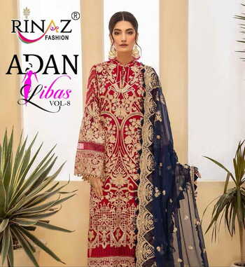 RINAZ FASHION ADAN LIBAS VOL 8 PAKISTANI SUITS LATEST COLLECTION