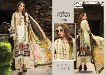 SAFINAZ AFROZEH CAMBRIC COTTON PAKISTANI SUITS LATEST CATALOGUE