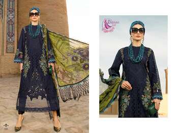 DINSAA SUIT MARIA B VOL 1 EMBROIDERY PAKISTANI SUITS SUMMER COLLECTION 2023