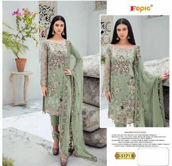 FEPIC ROSEMEEN C 5171 GEORGETTE EMBROIDERY SUITS CATALOGUE