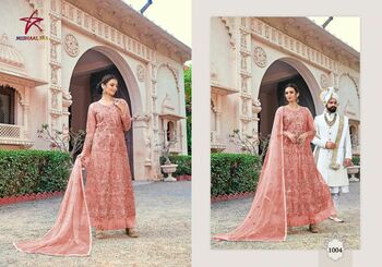 MISHAAL FAB RANG SAGA 1001 TO 1004 SERIES PAKISTANI SUITS LATEST COLLCETION 2022