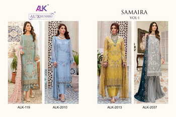 AL KHUSHBU SAMAIRA VOL 1 PAKISTANI SUITS AT BEST PRICE