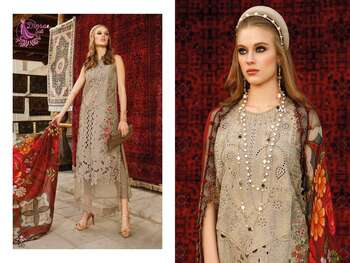 DINSAA SUIT MARIA B VOL 1 EMBROIDERY PAKISTANI SUITS SUMMER COLLECTION 2023