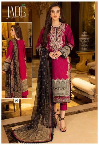 JADE FIRDOUS URBANE VOL 7 PAKISTANI LAWN KARACHI SUITS WHOLESALER