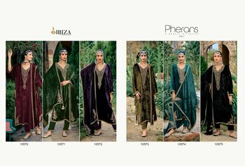 IBIZA PHERANS VOL 2 PASHMINA SALWAR SUITS MANUFACTURE IN SURAT