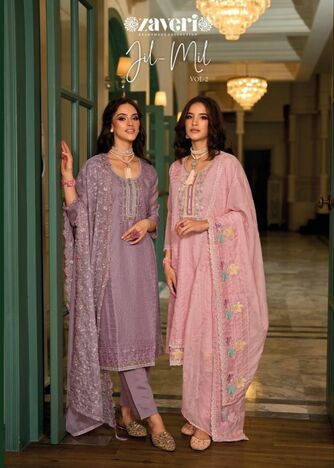 ZAVERI JIL MIL VOL 2 READYMADE SALWAR SUITS WHOLESALER