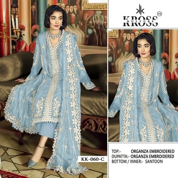 KROSS KULTURE 6O SERIES EMBROIDERY PAKISTANI SUITS WHHOLESALER