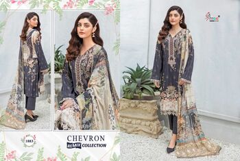 SHREE FABS CHEVRON REMIX COLLECTION PAKISTANI SUITS LATEST CATALOGUE 2021