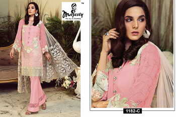 MAJESTY MARIA B VOL 18 GEORGETTE PAKISTANI SUITS SURAT