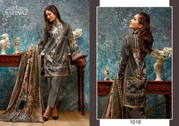 SAFINAZ AFROZEH CAMBRIC COTTON PAKISTANI SUITS LATEST CATALOGUE