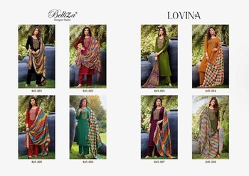 BELLIZA LOVINA HEAVY EMBROIDERY SALWAR KAMEEZ WHOLESALER