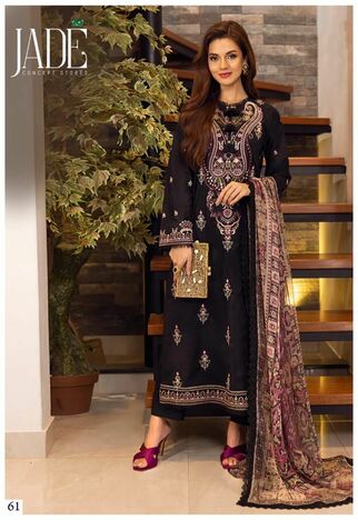 JADE FIRDOUS URBANE VOL 7 PAKISTANI LAWN KARACHI SUITS WHOLESALER