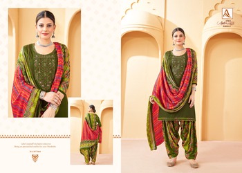 ALOK SUIT AMBER PATIYALA 3 EMBROIDERY SALWAR KAMEEZ WHOLESALER