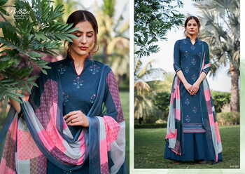 BELLIZA AMOGH COTTON PRINTED MIRROR HANDWORK SUITS