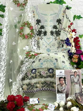 AL KHUSHBU MARYAM HUSSAIN VOL 2 CAMBRIC COTTON PAKISTANI SUITS