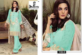 MAJESTY MARIA B VOL 18 GEORGETTE PAKISTANI SUITS SURAT