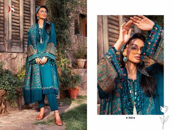 DEEPSY SUITS MARIA B LAWN 22 4 1939 TO 1945 SERIES PAKISTANI SUITS CATALOGUE