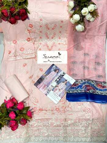 SERENE MARIA B EID LAWN COTTON PAKISTANI SUITS LATEST COLLECTION 2022