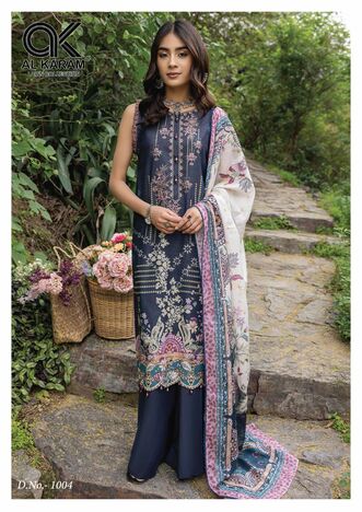 AL KARAM FLORENCE DESIGNER KARACHI SUITS WHOLESALE PRICE