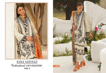 SHREE FABS SANA SAFINAZ EMBROIDERED LAWN COLLECTION VOL 2 PAKISTANI SUITS