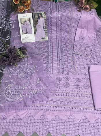 SANIYA TRENDZ ROUCHE CHIKANKARI EDITION PAKISTANI SALWAR SUITS