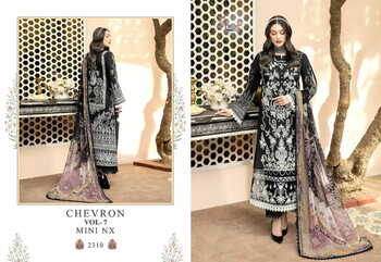 SHREE FABS CHEVRON VOL 7 MINI NX COTTON PRINTED SUITS AT SURAT