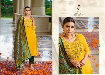 PSYNA SILK HOUSE BEAUTIFUL CHINNON SILK KURTI MANUFACTUR