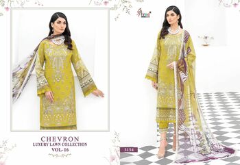 SHREE FABS CHEVRON LUXURY LAWN COLLECTION VOL 16 LAWN PAKISTANI SUITS